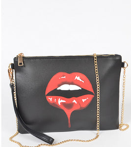 Exotic Lip Printed Pouch